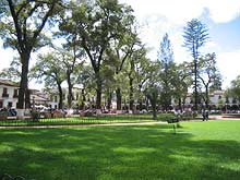 Jardines de la plaza (Plaza Vasco de Quiroga)