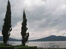 Vista del lago de Pátzcuaro desde Chupícuaro