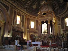 Vista del altar (Bas&iacute;lica de Nuestra Se&ntilde;ora de la Salud)