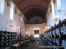 Interior de la Biblioteca P&uacute;blica (Ex Convento de San Agust&iacute;n)