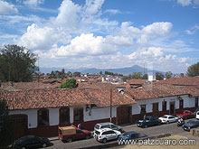 Vista de P&aacute;tzcuaro desde la planta alta (Ex Colegio Jesuita)