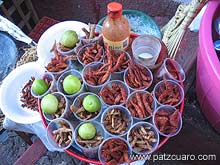 Charales en local de comida, Janitzio