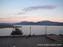 Vista desde la cima de Janitzio