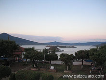 Vista desde la cima de la isla de Janitzio