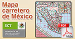 Mapa carretero de M&eacute;xico